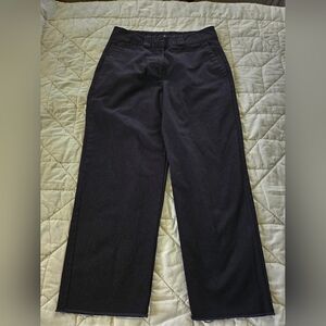 Volcom Black Mid-Rise Wide Leg Capris (True To This)